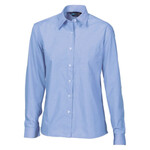 Womens Regular Collar, Side Splits, Single Pocket Long Sleeve Shirt