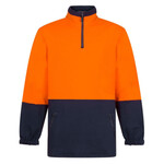 Hi Vis Contrast 1/4 Zip Class D Brush Fleece