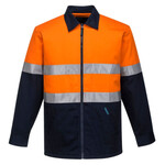 Hi Vis Contrast Insulated Work Jacket