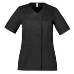 Womens Parks Zip Front Crossover Scrub Top