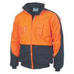 Mens Hi Vis Contrast Bomber Jacket