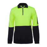 Mens Hi Vis 330G 1/2 Zip Fleece