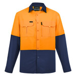 Mens Hi Vis Outdoor Long Sleeve Shirt