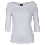 Womens C Of C 3/4 Sleeve Boat Neck Tee