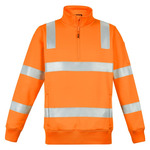 Unisex Hi Vis Vic Rail 1/4 Zip Pullover